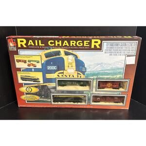 LifeLike from Walthers Rail Charger Santa Fe Electric Train Set 433-8886 Sealed